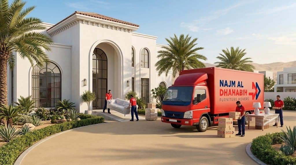 Villa Movers and Packers in Dubai - Najm Al Dhahabih