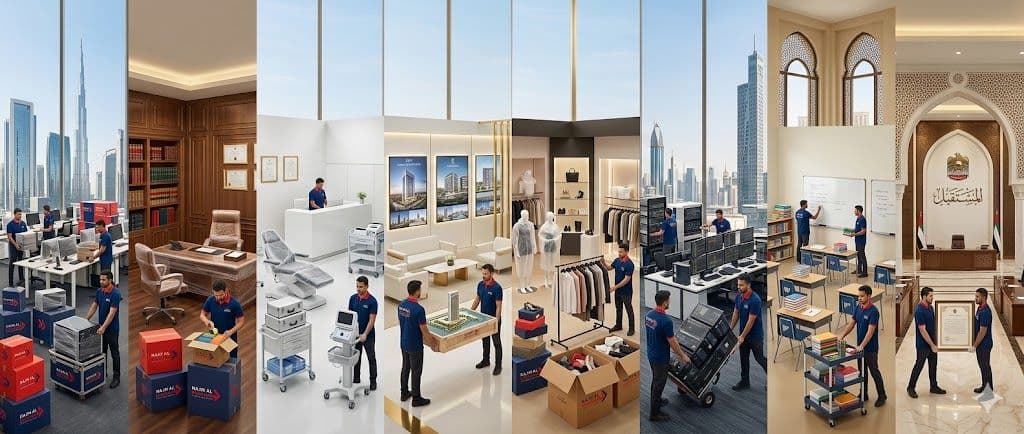 industry specific office movers dubai