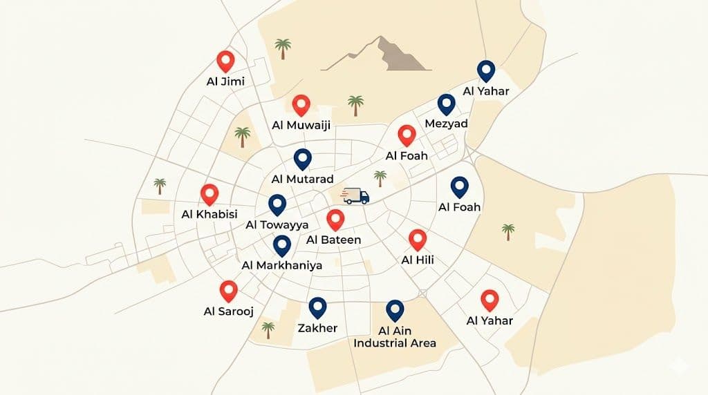 moving services across all areas of Al Ain